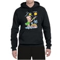 thumbnail image 2 of Wild Bobby, Betty Boop Island Girl Paradise Betty Boop Unisex Hoodie Sweatshirt, Black, Small, 2 of 5