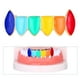 thumbnail image 2 of 18 K chapado en oro Hip Hop Dientes Grills s Top Bottom Dientes Grill Joyería para 18K Gold_Bottom Hugo parrilla de dientes, 2 of 7