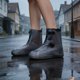 thumbnail image 5 of MTBLYS Cubrebotas impermeables antideslizantes para la lluvia, para hombres y mujeres, para caminar y andar al aire libre, reutilizables, gruesos y resistentes al desgaste, portátiles, 1 par., 5 of 8