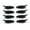 D, variant on Flash Eye Shadow and Eyelash Stickers 4 Pairs Waterproof Reusable Adhesive Patches, Easy Application No Glue False Eyelashes for Instant Glamour
