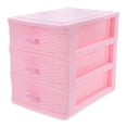 thumbnail image 1 of GOOHOCHY Organizador de cajones de escritorio: Cajonera de plástico con múltiples capas para escritorio - Organizador compacto para suministros de oficina, 1 of 8