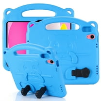 iPad 10th Generation Kids Case 10.9 Inch 2022, Shockproof Handle Stand Cover Light Weight Kids Friendly Protective Case for 10.9” iPad 10th Gen 2022 Release A2696 A2757 A2777, Blue