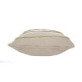 thumbnail image 6 of LR Home Rory Cotton Pillow Set of 4 in Beige, 20" x 20", 6 of 8
