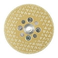 thumbnail image 3 of Accesorio de Muela de granito Sharpla 4 pulgadas rosca M10 doble cara Grano 60, 3 of 8