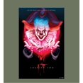 thumbnail image 6 of It Chapter 2 Pennywise Glow Fan Poster Adult Olive Long Sleeve Hoodie-Large, 6 of 7