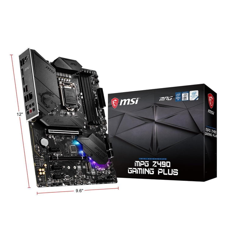 MSI MPG Z490 GAMING PLUS LGA 1200 Intel Z490 SATA 6Gb/s ATX Intel