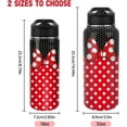 thumbnail image 3 of 32 oz Kids Mouse Water Bottle Insulated Stainless Steel Water Bottle with Straw & 2 Lids, Leakproof Double-Walled Kids Space Water Bottle for School & Outdoor Activities, 3 of 6
