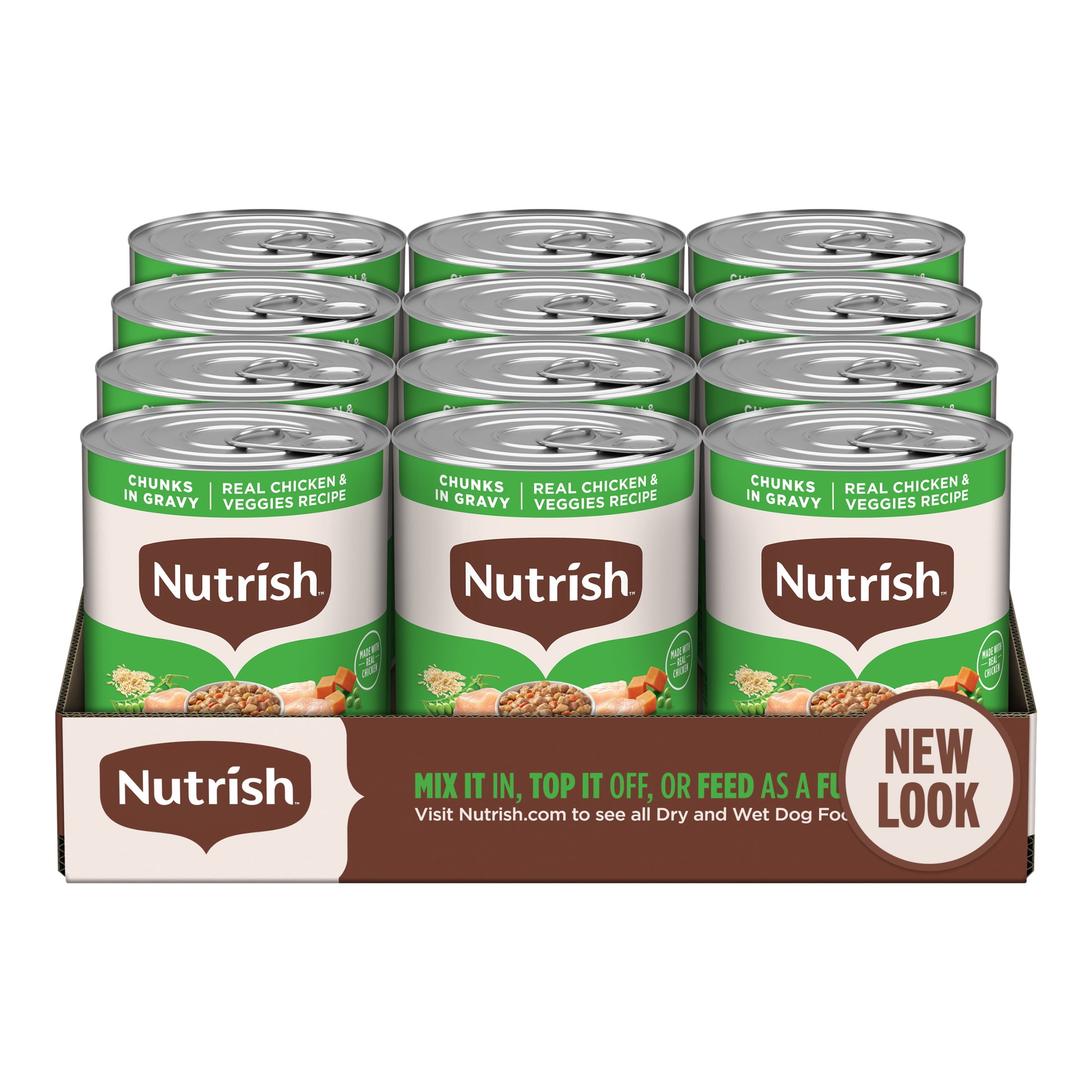 Rachael Ray Nutrish Premium Paté, Digestion Wet Dog Food, Chicken