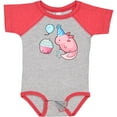 thumbnail image 3 of Inktastic Cute Axolotl Birthday with Cupcake Boys or Girls Baby Bodysuit, 3 of 5