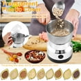 thumbnail image 4 of MesaSe Electric Coffee Grinder Fast Grinding Mini Spice Grinder 4 Stainless Steel Blades 300ml Coffee Mill Grinder One Button Use Coffee Bean Grinder Portable Electric Mill Grinder Rice S, 4 of 10