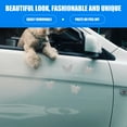 thumbnail image 2 of 4pcs Crystal Car Stickers Butterfly Bling Stickers Rhinestone Car Sticker Decal for Bumper Window, 2 of 7