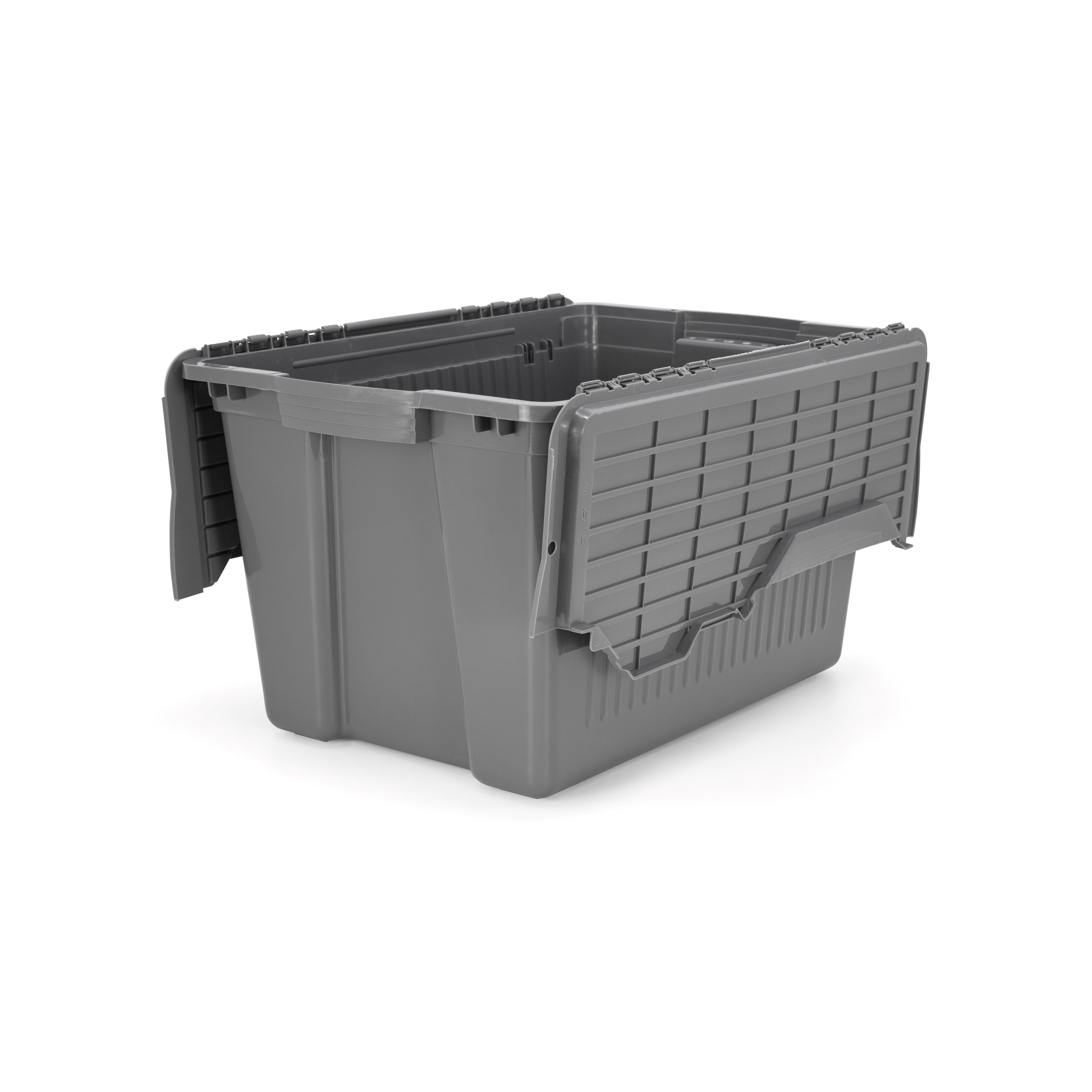 Tuff StoreTM 45L (11.9 gal.), Flip Top - Charcoal Grey