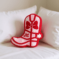 thumbnail image 7 of Disney Minnie Mouse Cowgirl Boot Shaped Needlepoint Decorative Pillow, 16" x 10", 7 of 7
