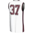 thumbnail image 3 of Unisex GameDay Greats #37 White Montana Grizzlies Lightweight Basketball Jersey, 3 of 4