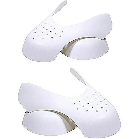 2 pairs Sneaker Protector, White Universal Crease Protectors Shoe Crease