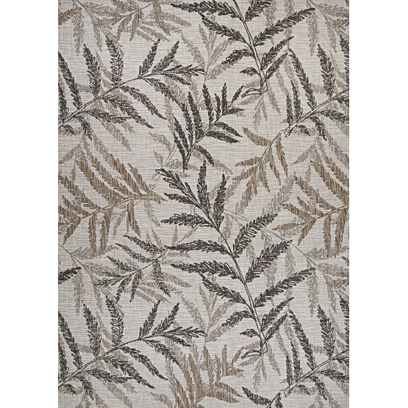 Couristan Charm Kimberly 2'2" x 7'6" Runner Naturals Outdoor Rug