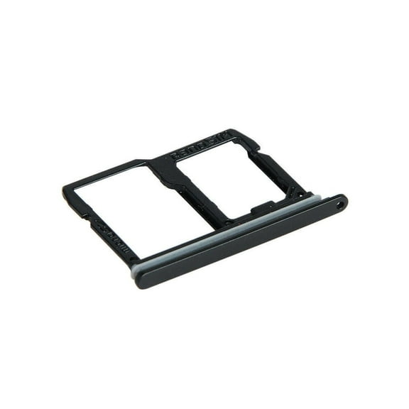 Replacement Sim Card + MicroSD Tray Compatible With LG Q Stylo+ Plus / LG Q Stylo 4 - Black