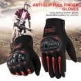 thumbnail image 3 of Bsvklp Guantes Moto Guantes Carreras Antideslizantes para BMX ATV Road Racing (Rojo XXL), 3 of 9