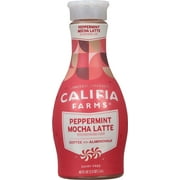 Califia Farms, Plant Based, Peppermint Mocha Flavored, Latte, 48 fl oz Plastic Bottle