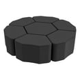 thumbnail image 2 of Learniture Structured Petal 12" H Stool - Flexible Modular Collaborative Soft Seating for Office, Home, Lounge and School Classrooms with Durable Frame, 2 of 6