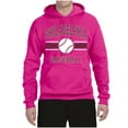 thumbnail image 2 of Wild Bobby City of Philadelphia Baseball Fantasy Fan Sports Unisex Hoodie Sweatshirt, Fuschia, Large, 2 of 6