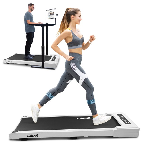 Redliro Walking Pad Under Desk Treadmill 265LBS 2.25HP Running Machine