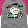 thumbnail image 3 of Disney - Toy Story - Gruff Goat Billy Jump - Toddler & Youth Girls Raglan Graphic T-Shirt, 3 of 4
