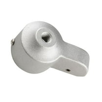 Worgeous  2 Inch Flag Poles Outdoor Flagpole Stationary Truck Cap Silver