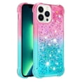 thumbnail image 2 of Funda para iPhone 14 PRO MAX Transparente con Brillos Carcasa Protectora Antigolpes con Glitter Brillante, 2 of 5