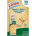 thumbnail image 5 of Lance Sandwich Crackers, Captain's Wafers Cream Cheese and Chives, 10 Packs, 6 Sandwiches Each, 5 of 9