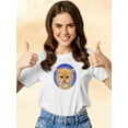 thumbnail image 2 of Greeting Cat. T-Shirt Women -Kayomi Harai Designs, Female x-Large, 2 of 4