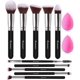 thumbnail image 1 of Set de Brochas de Maquillaje BEAKEY Suaves y Delicadas para la Piel 12 Piezas con Esponjas, 1 of 8
