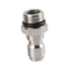 thumbnail image 3 of Acoplamiento rápido para hidrolavadora de 1/4 de pulgada, adaptador de hidrolavadora de acero inoxidable para válvulas de bola Rosca macho, 3 of 9