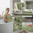 thumbnail image 3 of HURBANE Home 4 Piece Black Bath Towel Set 600 GSM, 3 of 6