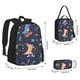 thumbnail image 2 of Balery Cartoon Dinosaur Scooter Sport Blue Mochila escolar 3 en 1 para niños: mochila resistente con lonchera térmica y estuche para lápices. Mochila escolar para niños y niñas., 2 of 7