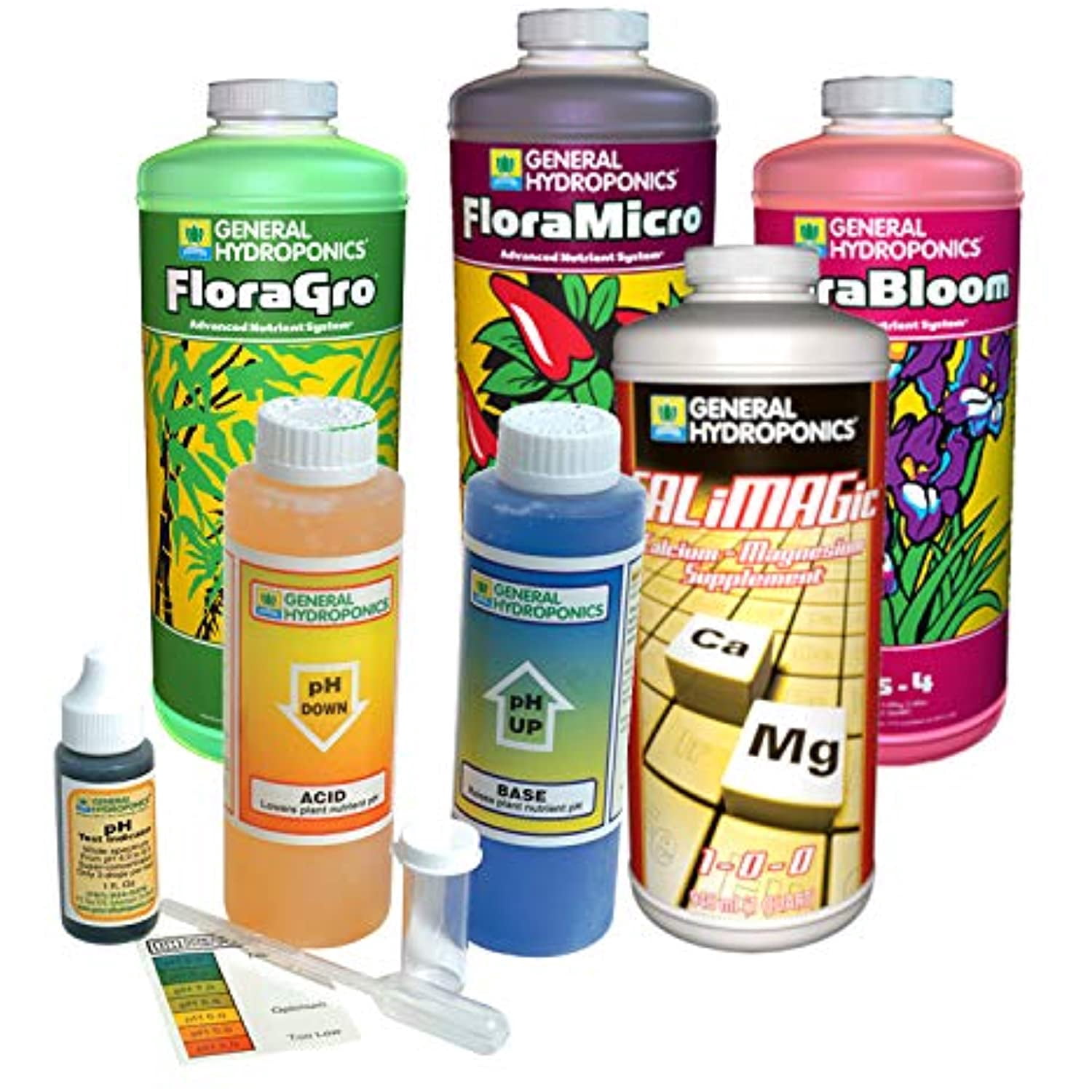 General Hydroponics Flora Series Fertilizer Bundle, with
