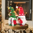 thumbnail image 5 of Ayieyill 2pc Christmas Gnomes Plush Decorations - Christmas Ornaments - Swedish Tomte Handmade Gnome Gift, Holiday Home Decor 12.2 inch, 5 of 8