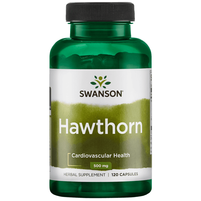 Swanson Hawthorn Featuring Hawthorn Berry and Extract 120 Capsules
