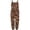 jumpsuits 64#Brown, variant on Girls Adorable Floral Print Sleeveless Romper Jumpsuit for Toddler Girls Playful Summer Outfit Comfortable Loose Fit Summer Dailywear,White,Size 3 Y-4 Y