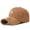 Brown, variant on Corduroy Baseball Cap with Black Letter Embroidery, Adjustable Casual Winter Dad Hat for Men and Women