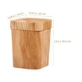 thumbnail image 2 of OULII Recycling Bin Chocolate PP Simple Design 1Pcs, 2 of 8
