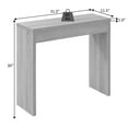 thumbnail image 5 of Convenience Concepts Northfield Entryway Hall Table in Espresso Wood Finish, 5 of 6