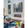 thumbnail image 4 of "Blue Songbird" Painting Print on Brushed Aluminum, 4 of 7