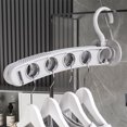 thumbnail image 5 of XYRSRUW Porous Foldable Clothes Rack, Multi-functional Travel Hanger, Portable Drying Stand, Versatile Clothing Organizer, 5 of 5