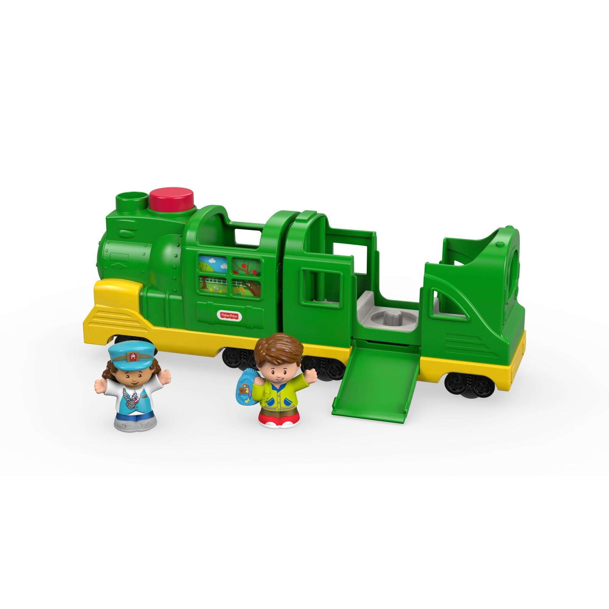 Fisher-Price Little People Friendly Passenger Lights and Sounds Train Toy Set