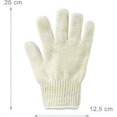 thumbnail image 4 of Heat-resistant aramid fiber glove, universal size for left and right hand, high temperature protection, grilling, beige, 4 of 5