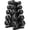 230 lb (10, 15, 25, 30, 35 lb) X 2 & Rack, variant on HANDBODE Hex Rubber Dumbbell Set, Non-Slip Handle Design for Secure & Comfortable Grip, Hand Weights with Rack for Strength Training and Home Gym / 230 LB