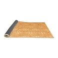 thumbnail image 2 of Ahgly Company Indoor Square Abstract Orange Modern Area Rugs, 4' Square, 2 of 4