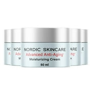 (5 Pack) Nordic Skincare - Anti-Aging Face Cream and Ageless Moisturizer - Ingredients for All Skin Types
