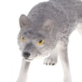 thumbnail image 3 of Figuras de Lobo Caminando Gris Realista Juguete de Animales de Simulación Regalo para Niños Sunnimix Figuras de animales de juguete, 3 of 7